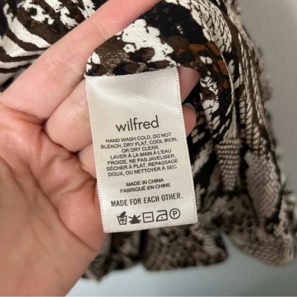 Aritzia Wilfred Veda Animal Print Mini Dress - Picture 7 of 9